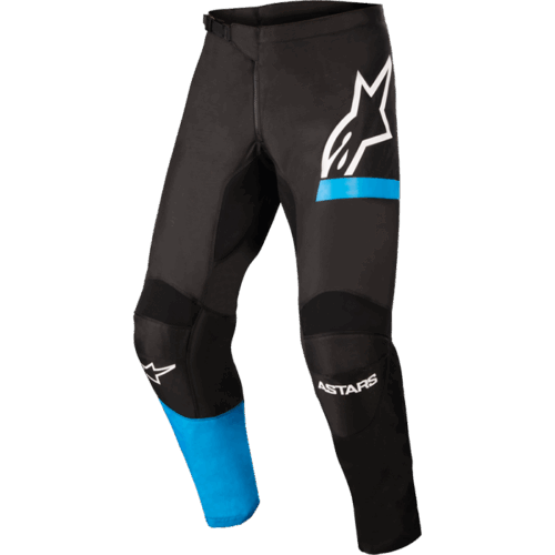 FLUID CHASER PANTS BLACK/BLUE NEON