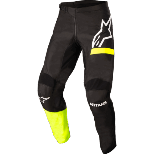 FLUID CHASER PANTS BLACK/YELLOW FLUO