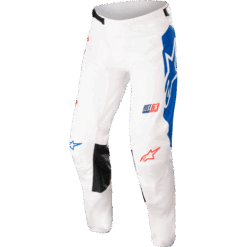RACER COMPASS PANTS OFF WHITE/RED FLUO/BLUE