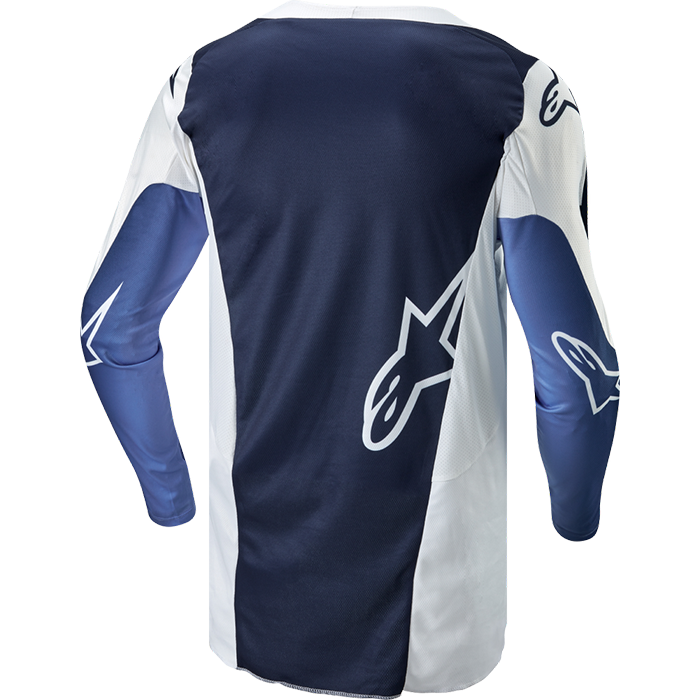 RACER HOEN JERSEY WHITE/DARK NAVY/LIGHT BLUE - Image 2