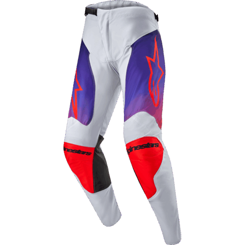 RACER HOEN PANTS LT GREY/HOT ORNG/BLK SZ