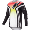 RACER SEMI JERSEY BLACK/MULTI COLOR