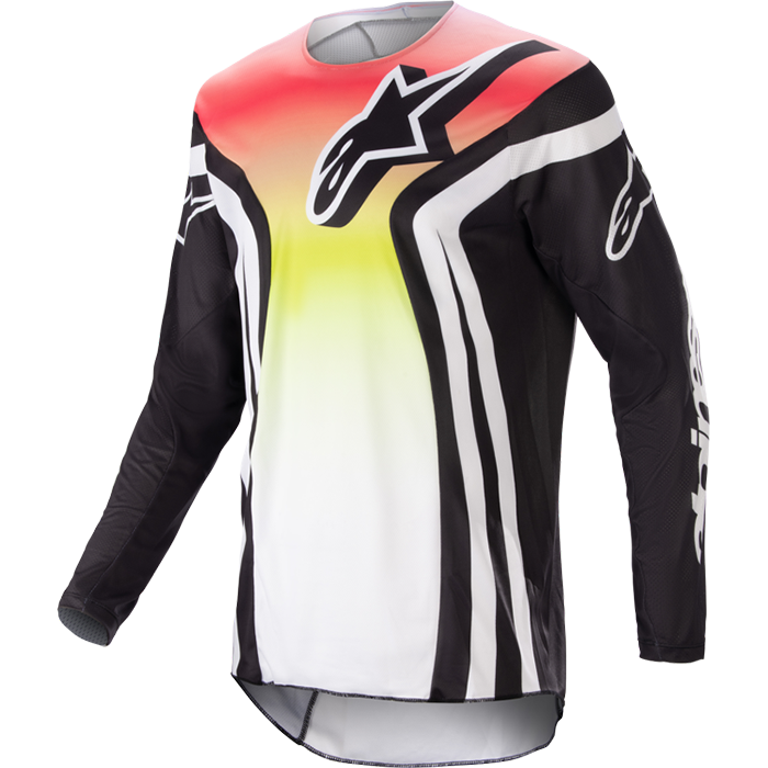 RACER SEMI JERSEY BLACK/MULTI COLOR