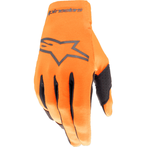 RADAR GLOVES HOT ORANGE/BLACK