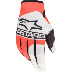 RADAR GLOVES OFF WHITE/RED FLUO/BLUE