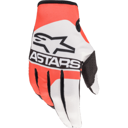 RADAR GLOVES OFF WHITE/RED FLUO/BLUE