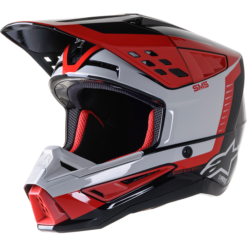 S-M5 BEAM HELMET BLACK/GREY/RED GLOSSY