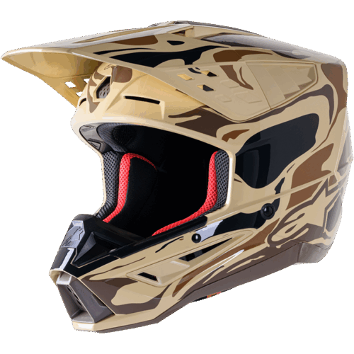 S-M5 MINERAL HELMET DARK BROWN/KANGAROO MATTE