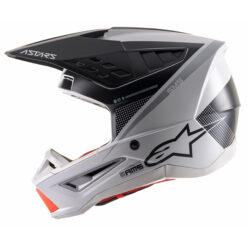 S-M5 RAYON HELMET MATTE LIGHT GREY/BLK/SLVR
