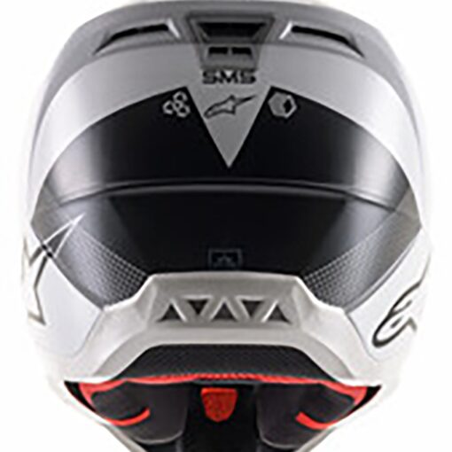S-M5 RAYON HELMET MATTE LIGHT GREY/BLK/SLVR - Image 3