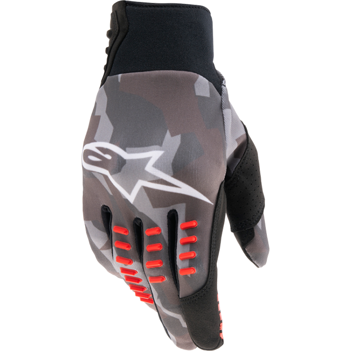 SMX-E GLOVES GREY CAMORED FLUO