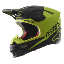 S.TECH S-M8 ECHO HELMET BLACK/YELLOW FLUO/M&G