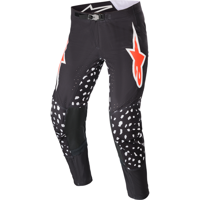 SUPERTECH NORTH PANTS BLACK/NEON RED