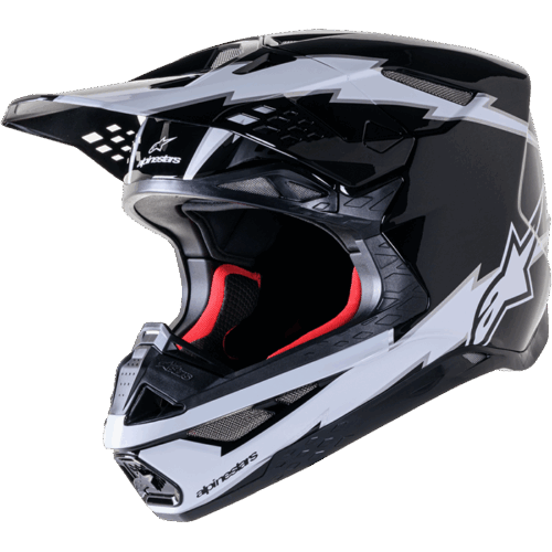 SUPERTECH S-M10 AMPRESS HELMET BLACK/WHITE MATT