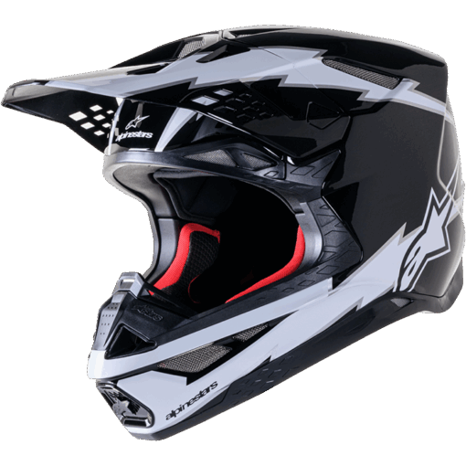 SUPERTECH S-M10 AMPRESS HELMET BLACK/WHITE MATT