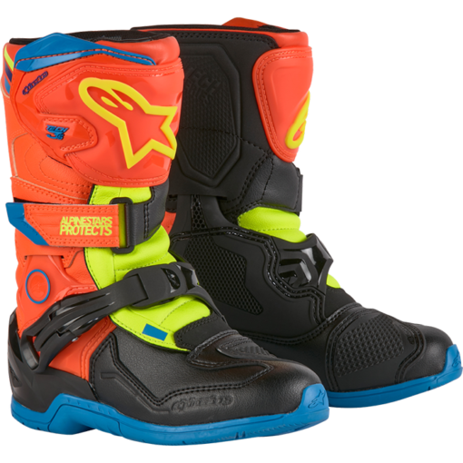 TECH 3S KIDS BOOTS OR FLUO/ENAMEL BL/YEL FL