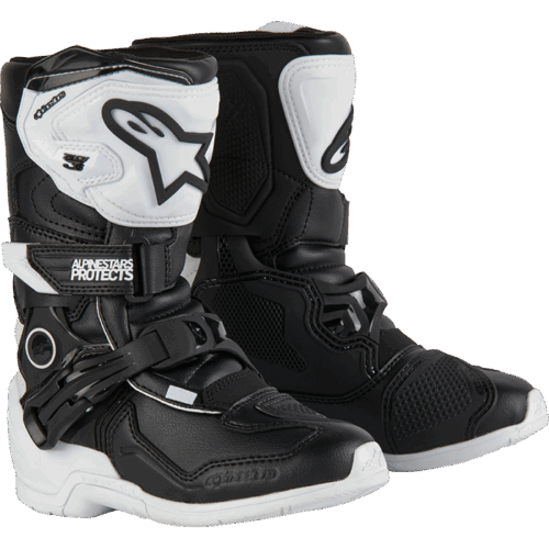 TECH 3S KIDS BOOTS WHITE/BLACK