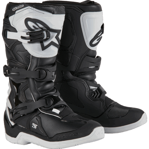 TECH 3S YOUTH BOOTS WHITE/BLACK