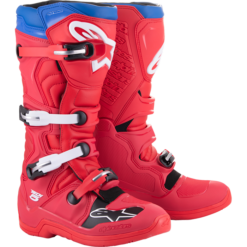 TECH 5 BOOTS BT RD/DK RD/ALPINE BLU