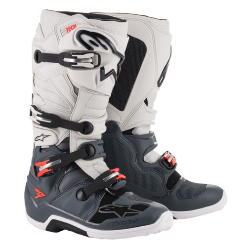 TECH 7 BOOTS DARKGRY/LGHTGRY/RED