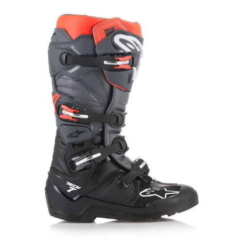 TECH 7 ENDURO BOOTS BLACK/GREY/RED