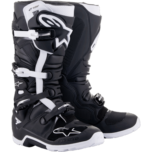 TECH 7 ENDURO DRYSTAR BOOTS BLACK/WHITE