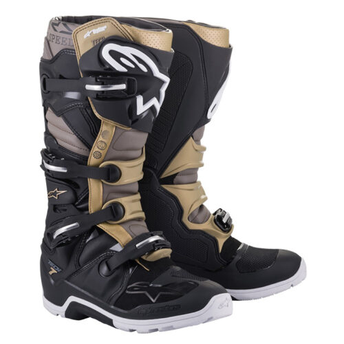 TECH 7 ENDURO DS BOOTS BLACK/GREY/GOLD