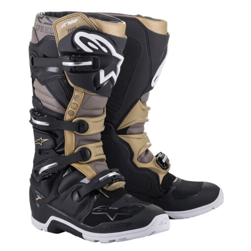 TECH 7 ENDURO DS BOOTS BLACK/GREY/GOLD
