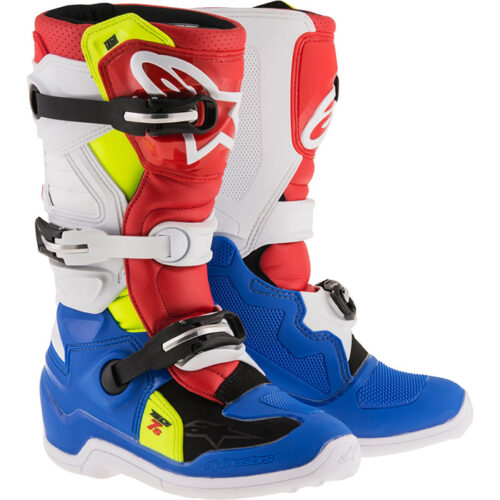 TECH 7S BOOTS BLUE/WHITE/RED/YELLOW