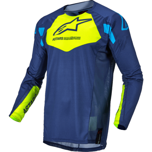 TECHSTAR FACTORY JERSEY DRK BLU/YLW FLUO/BLU NEO