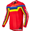 TECHSTAR QUADRO JERSEY BRIGHT RED/YLW FLUO/BLUE