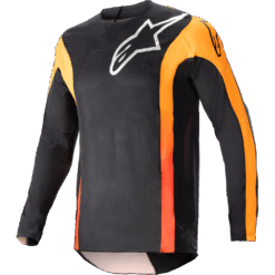 TECHSTAR SEIN JERSEY BLACK/HOT ORANGE