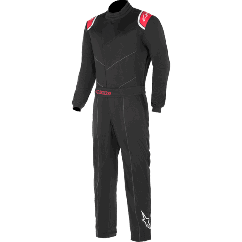 UNIVERSAL DRIVING SUIT BLACK/RED
