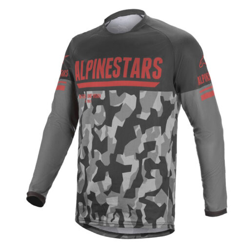 VENTURE R JERSEY GREY CAMO/ RED FLUO