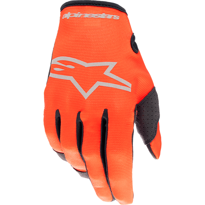 YOUTH & KIDS RADAR GLOVES HOT ORANGE/BLACK