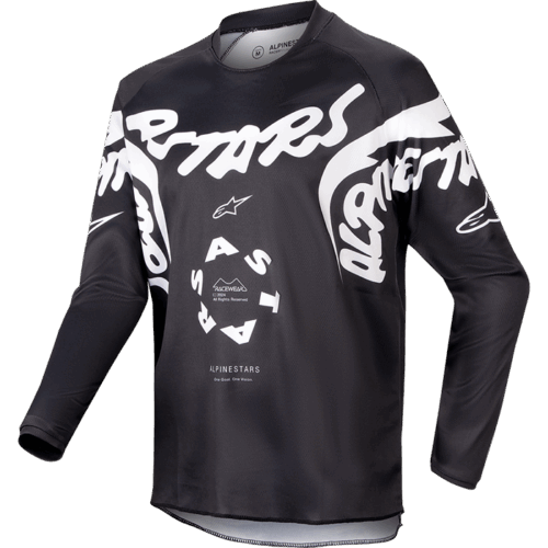 YOUTH RACER HANA JERSEY BLACK/WHITE