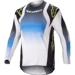 YOUTH RACER PUSH JERSEY NIGHTLIFE BLUE/WHITE