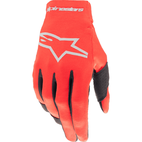 YOUTH RADAR GLOVES MARS RED/SILVER