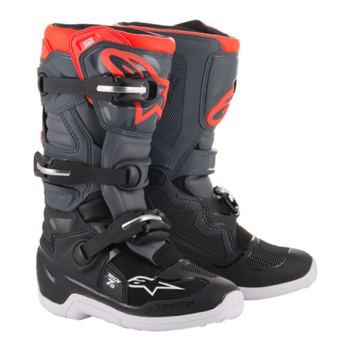 YOUTH TECH 7S BOOTS GREY/RED
