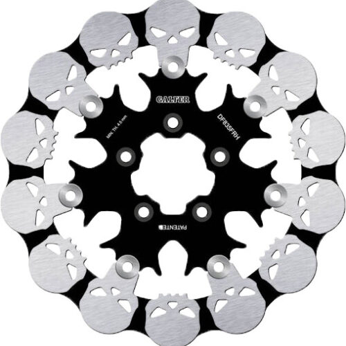 ROTOR 11.8" FLOATING SKULL FR BLACK