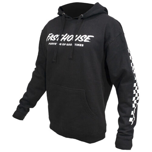 Logo Hooded Pullover Blk