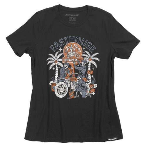 Wm Macabre Tee Blk Wash