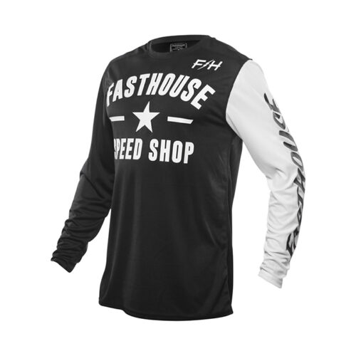 YTH CARBON JERSEY BK/WT