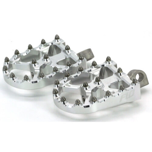 BMX STYLE FOOT PEGS SILVER