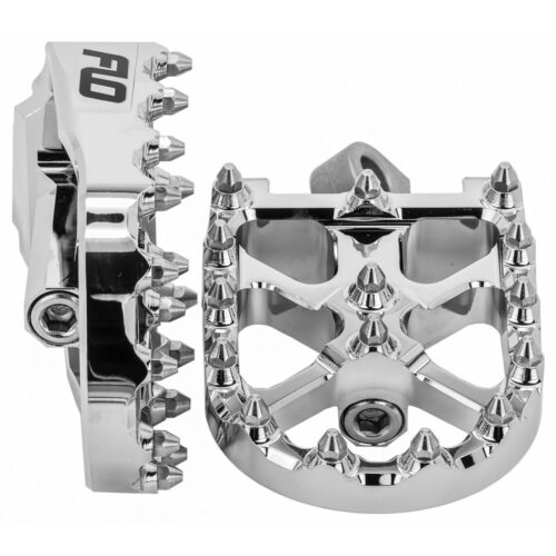 BMX STYLE FOOTPEGS CHROME