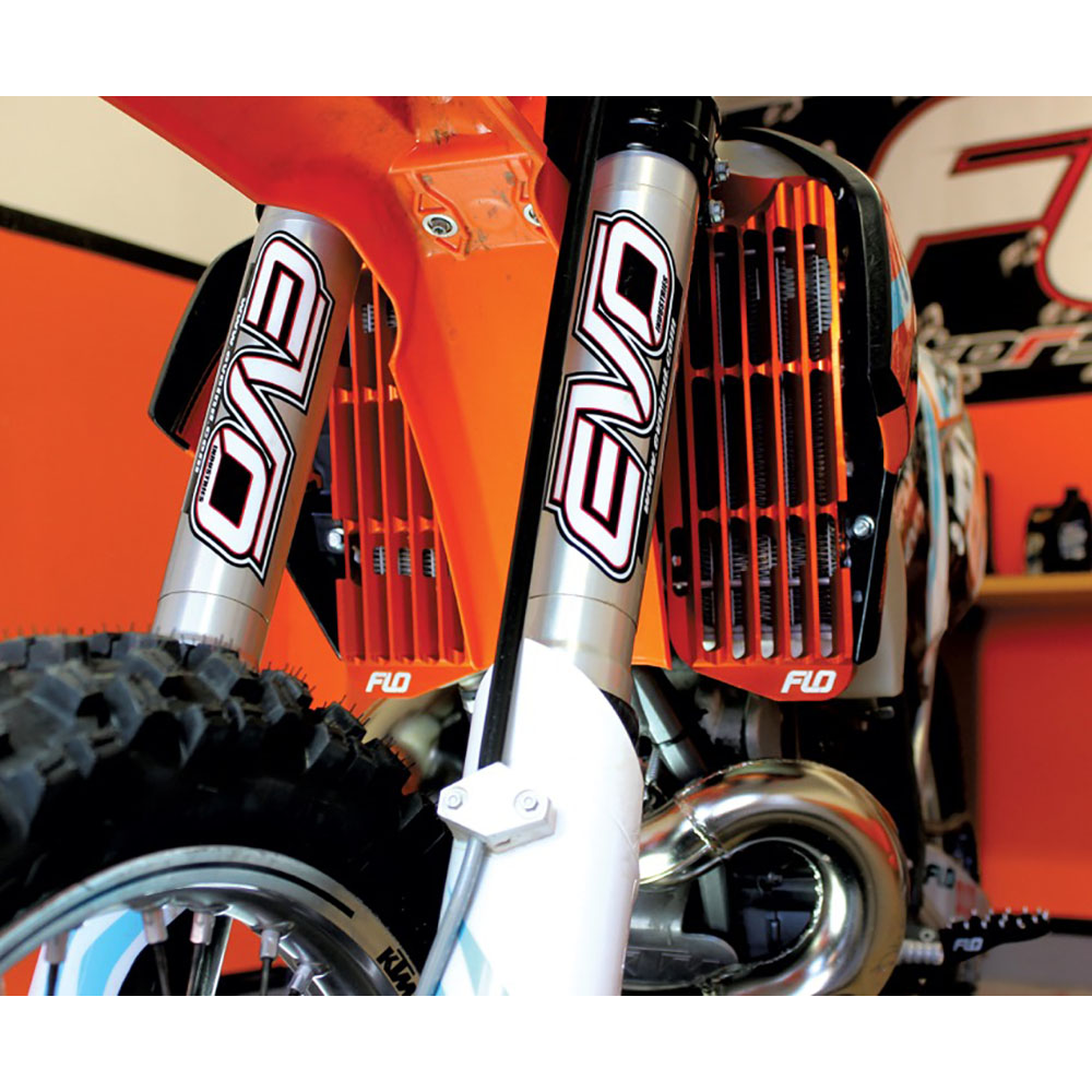 HIGH FLOW RADIATOR BRACES ORANGE - Image 2