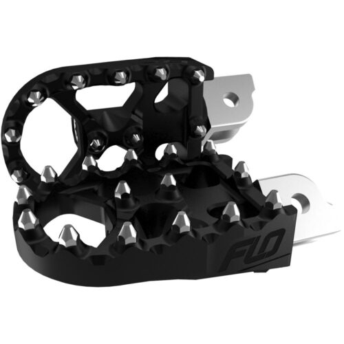 MOTO STYLE FOOTPEG SET BLACK M8 SOFTAIL