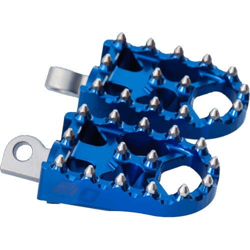 MOTO STYLE FOOTPEG SET BLUE 2"X 3.125"
