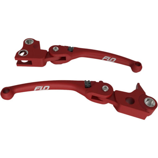 MX STYLE LEVER SET RED `14-16 FLH/FLT