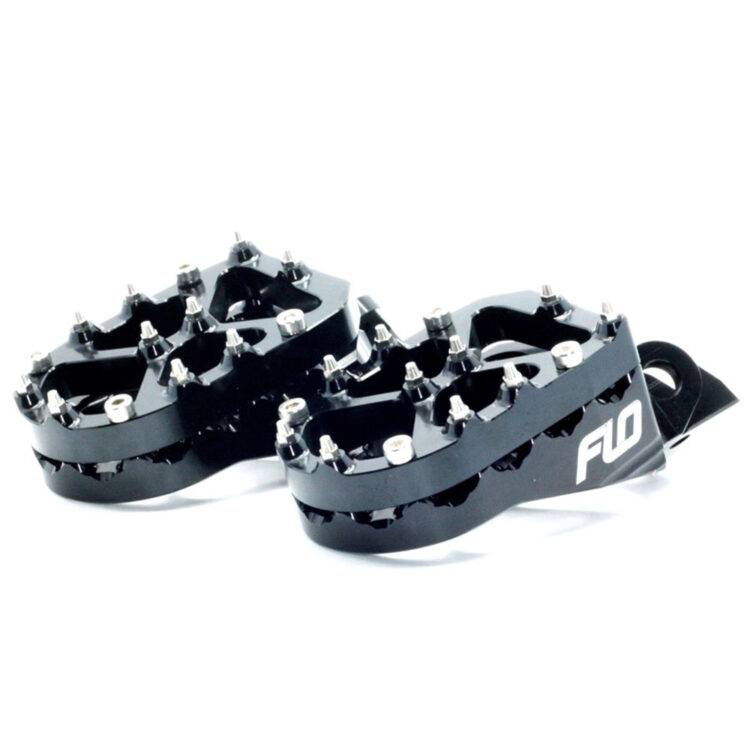 PRO SERIES FOOT PEG RISERS BLACK 13MM - Image 2